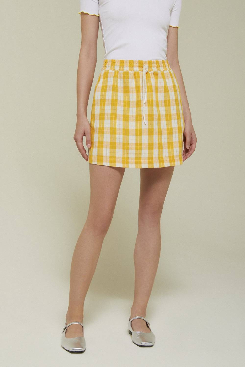 ottod'Ame Linen blend mini skirt Promozione