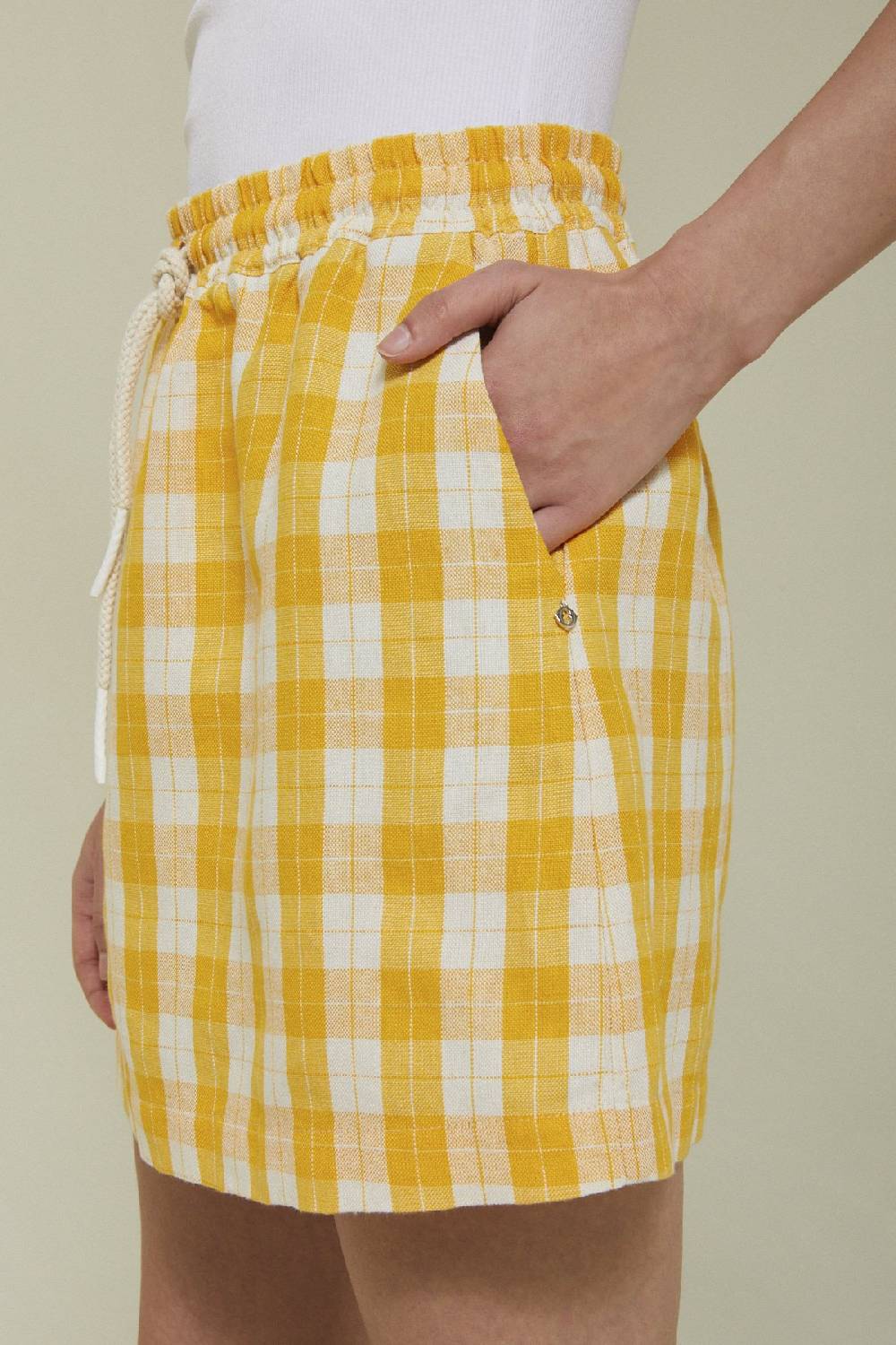 ottod'Ame Linen blend mini skirt Promozione