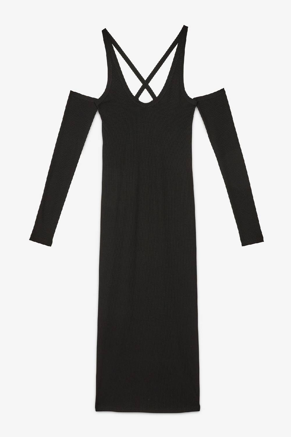 ottod'Ame Viscose dress with bare shoulders Spedizione Gratuita