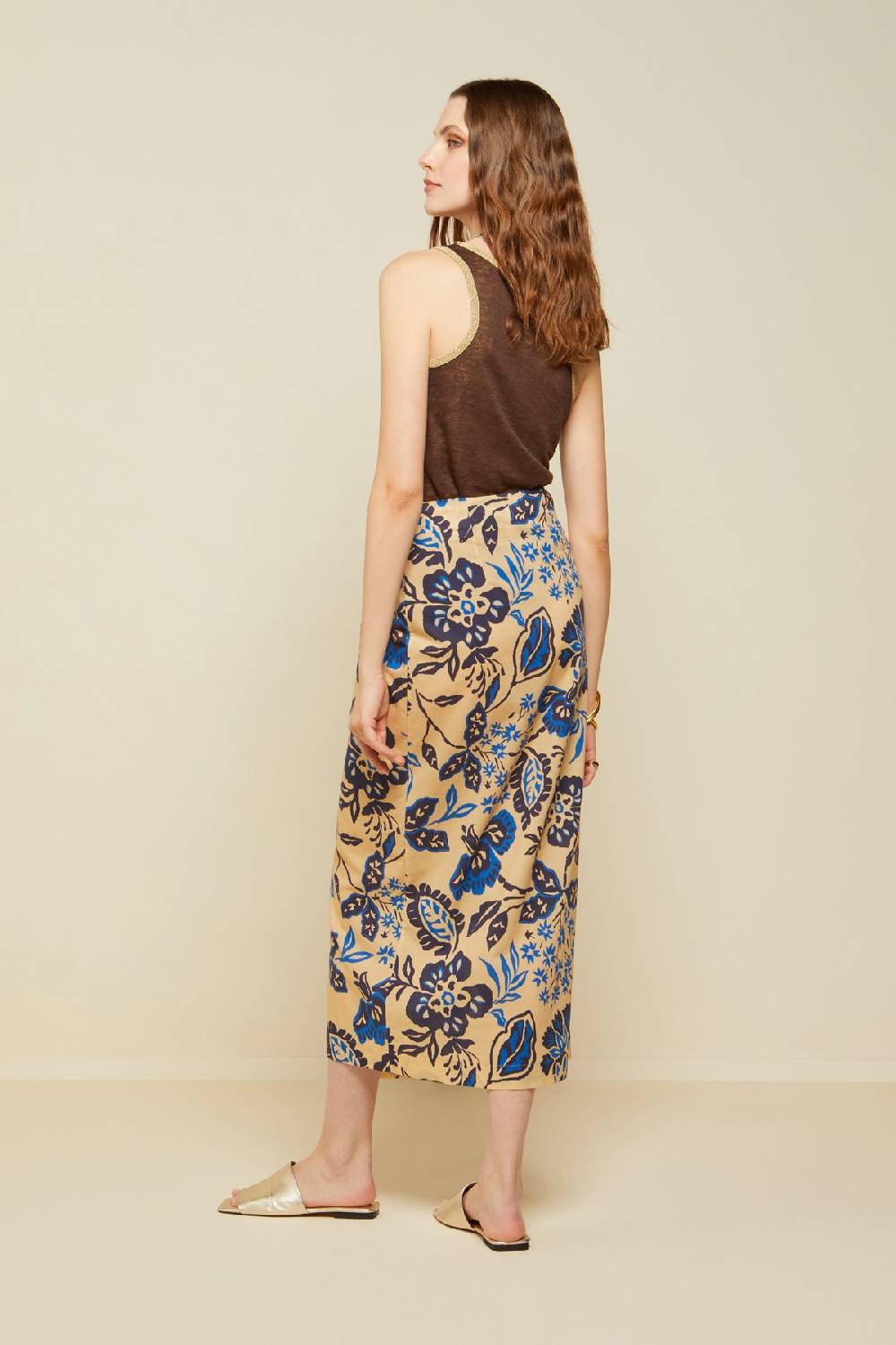 ottod'Ame Cotton sarong skirt Promozione Limitata