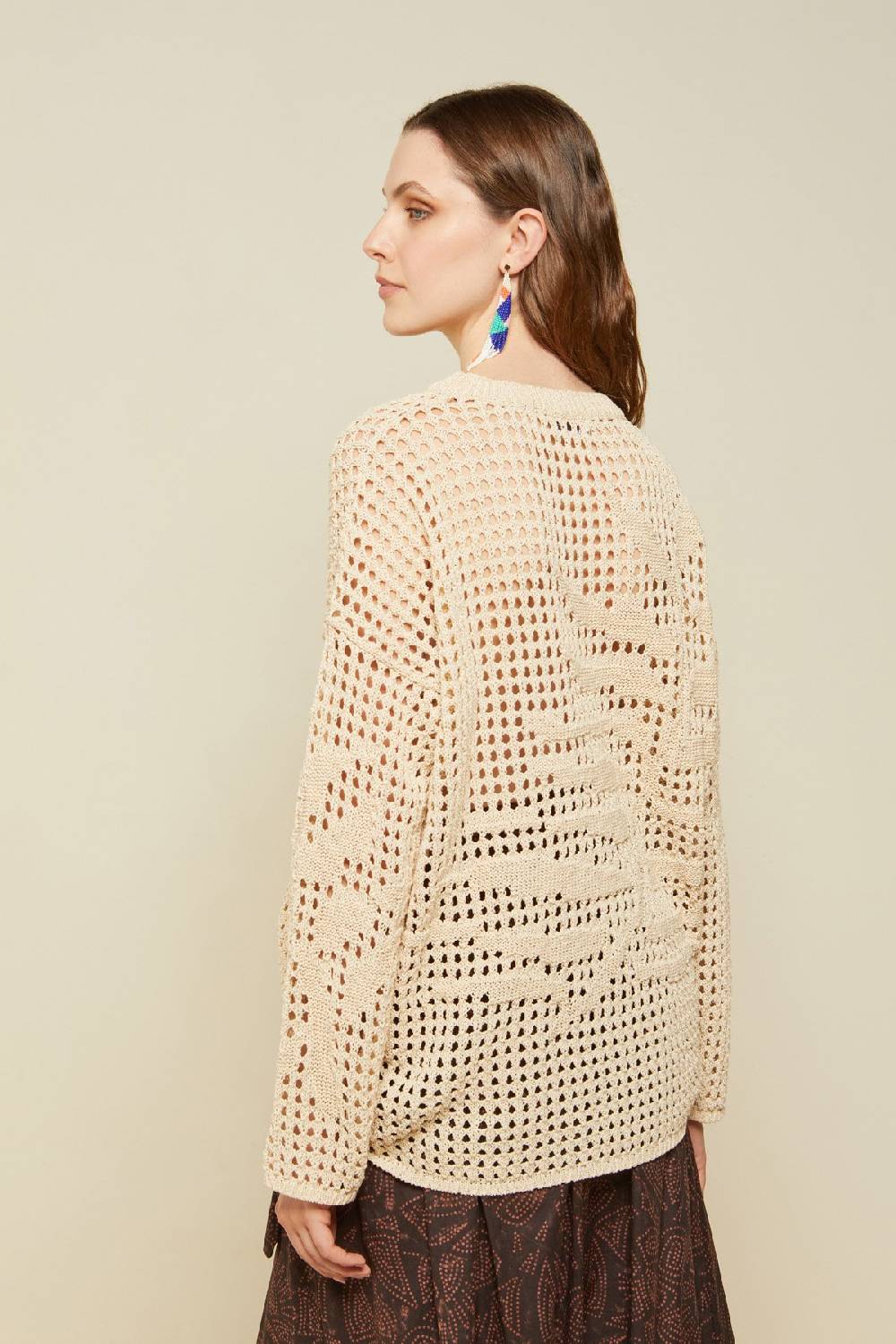 ottod'Ame Fretworked sweater Shopping Online