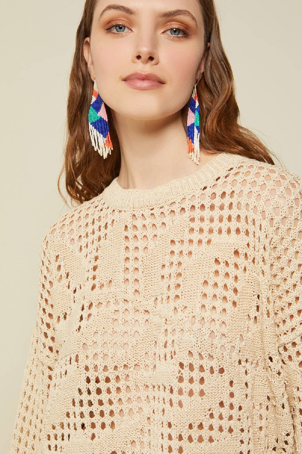 ottod'Ame Fretworked sweater Shopping Online