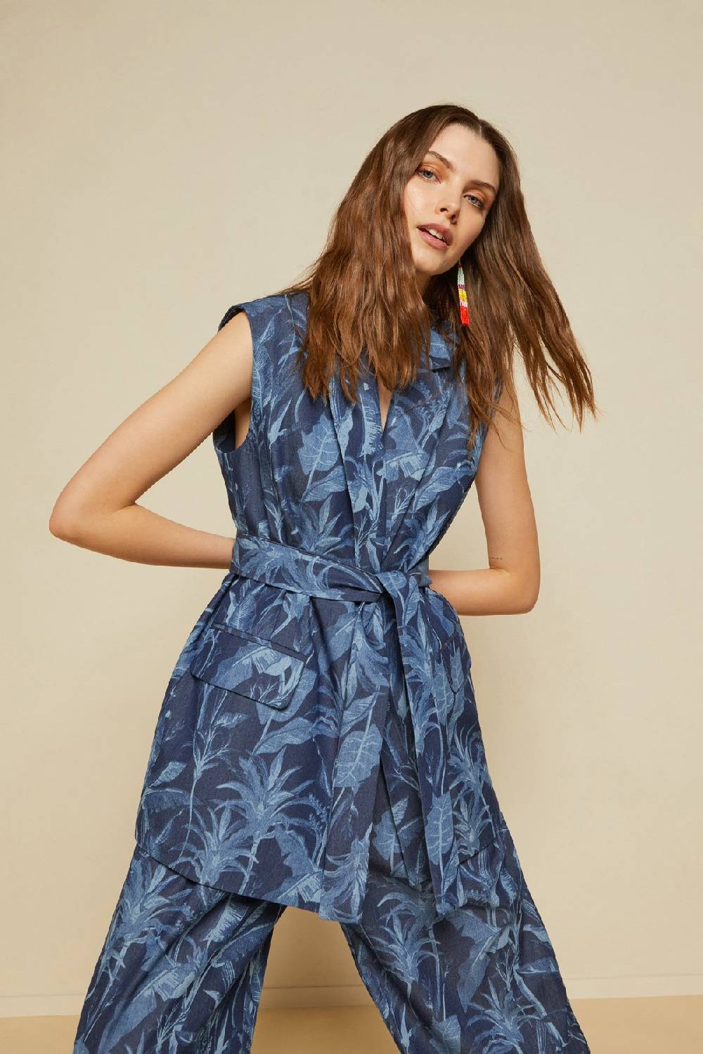 ottod'Ame Cotton sleeveless jacket Offerta