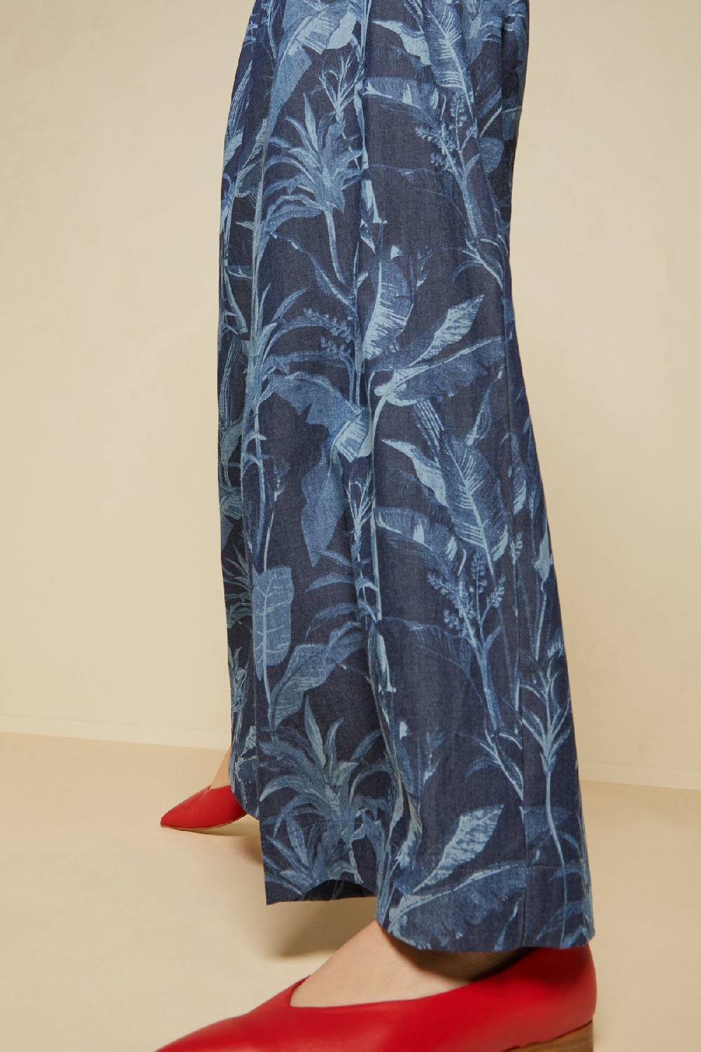 ottod'Ame Cotton palazzo trousers Liquidazione
