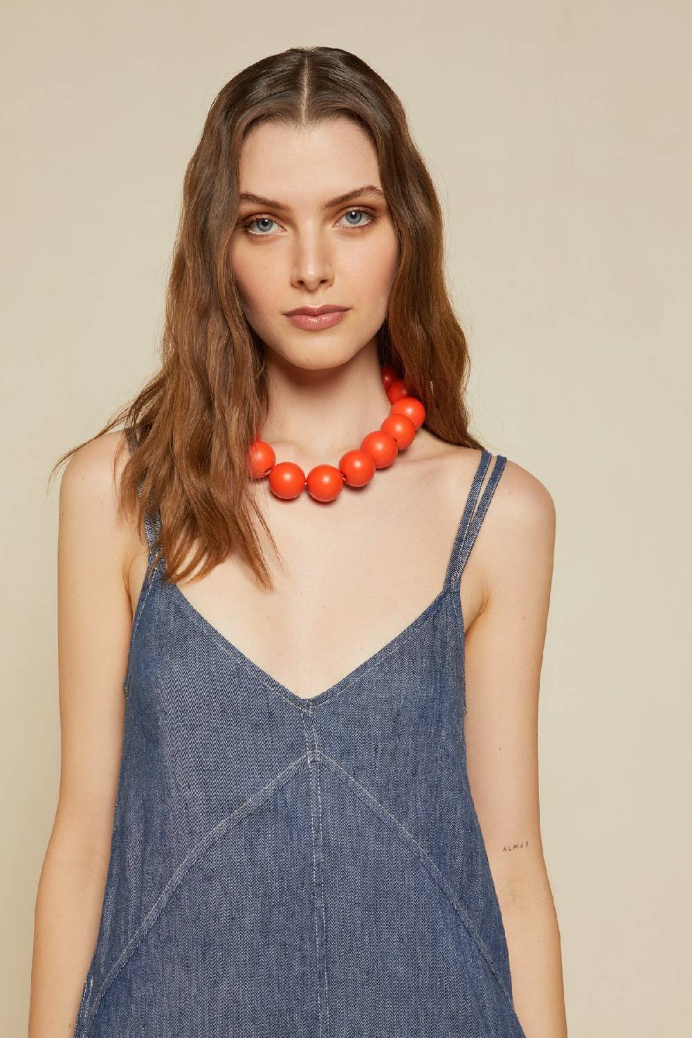 ottod'Ame Linen blend long dress Online