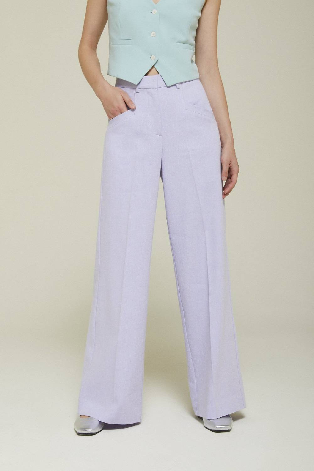 ottod'Ame Linen blend trousers Vendita Economica