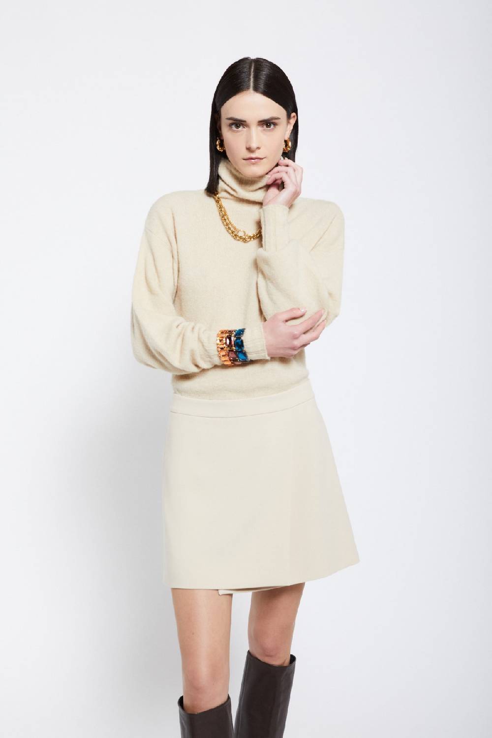 ottod'Ame Sweater with turtleneck Nuovo