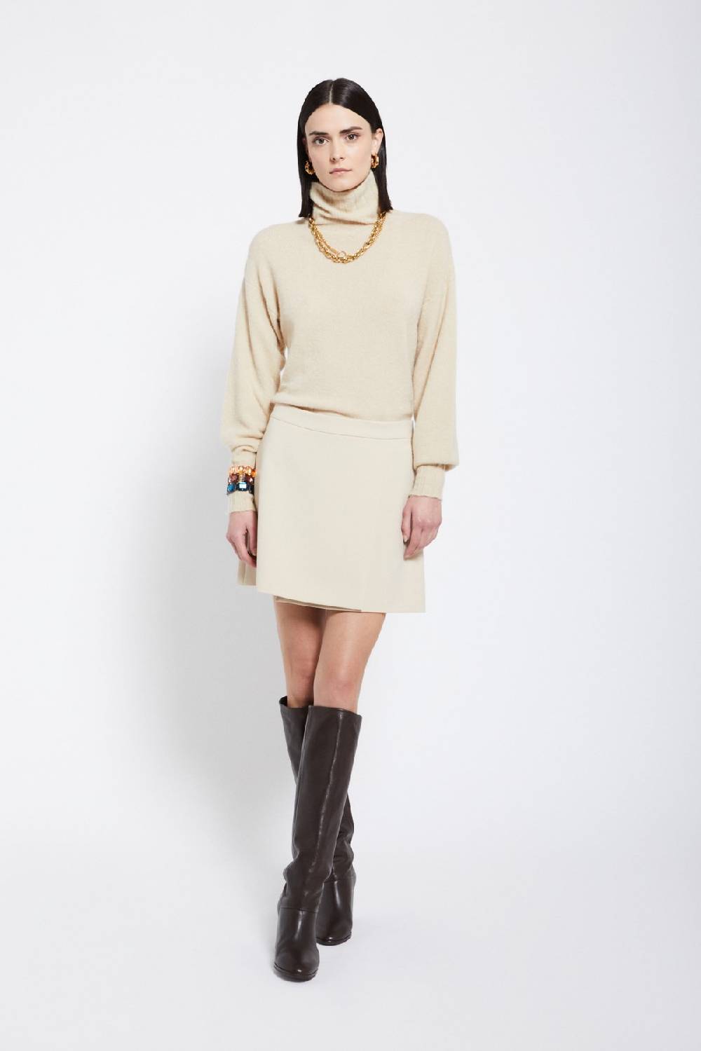 ottod'Ame Solid mini skirt