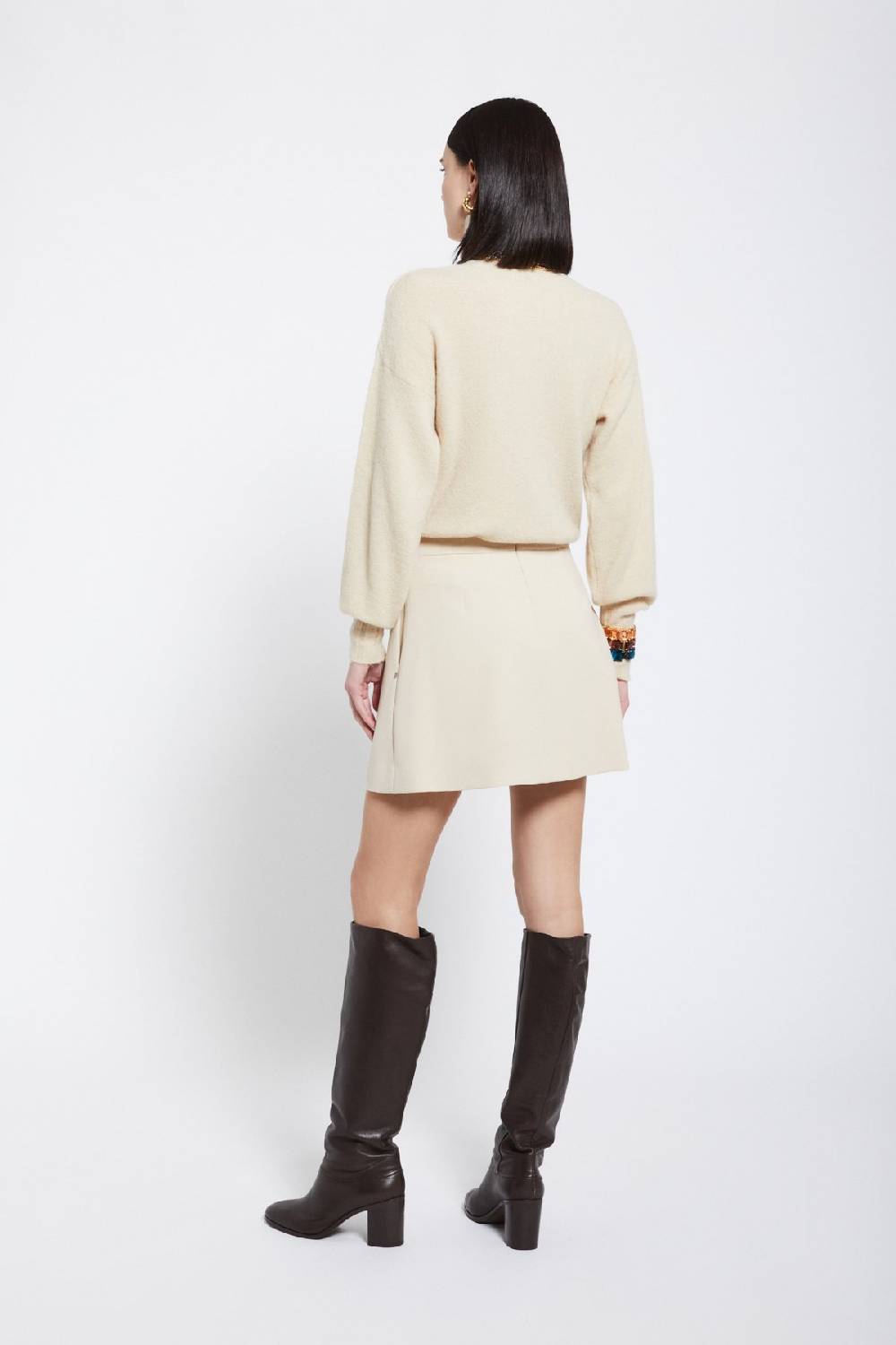 ottod'Ame Solid mini skirt Qualità