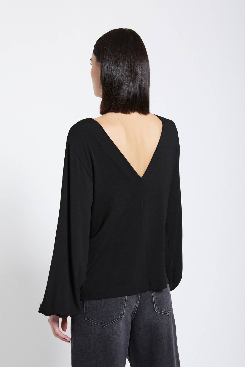 ottod'Ame Viscose blouse with flared sleeves 50% di sconto con spedizione gratuita