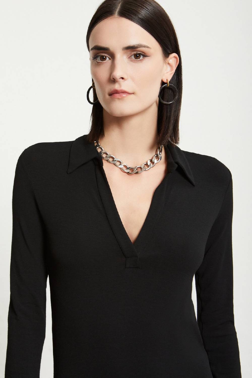 ottod'Ame Viscose long dress with slits Negozi Online