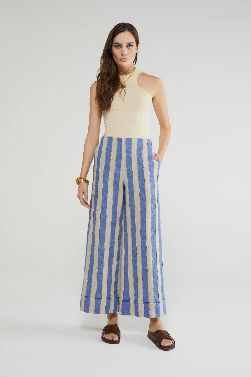 ottod'Ame Linen blend trousers Sottocosto