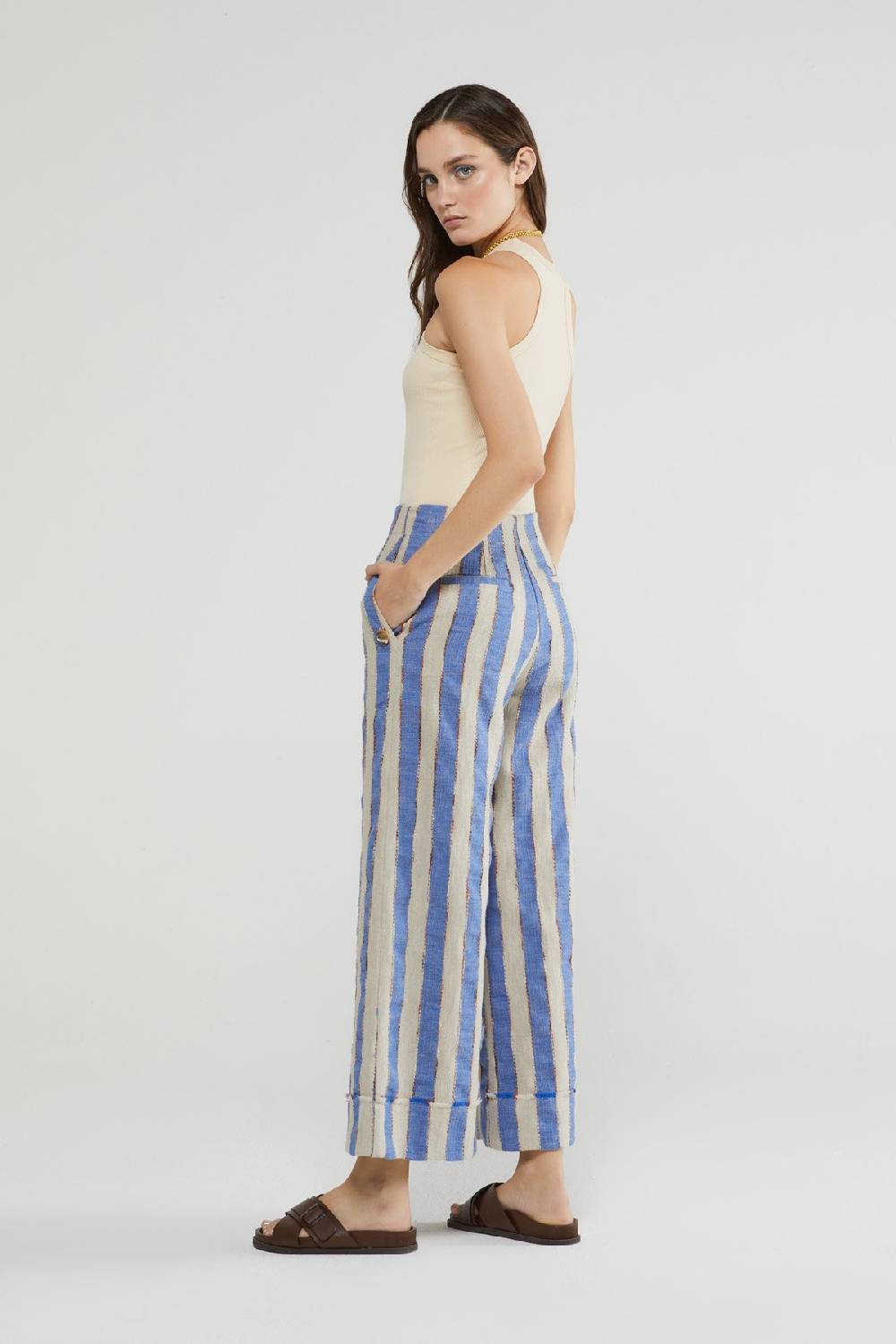 ottod'Ame Linen blend trousers Sottocosto