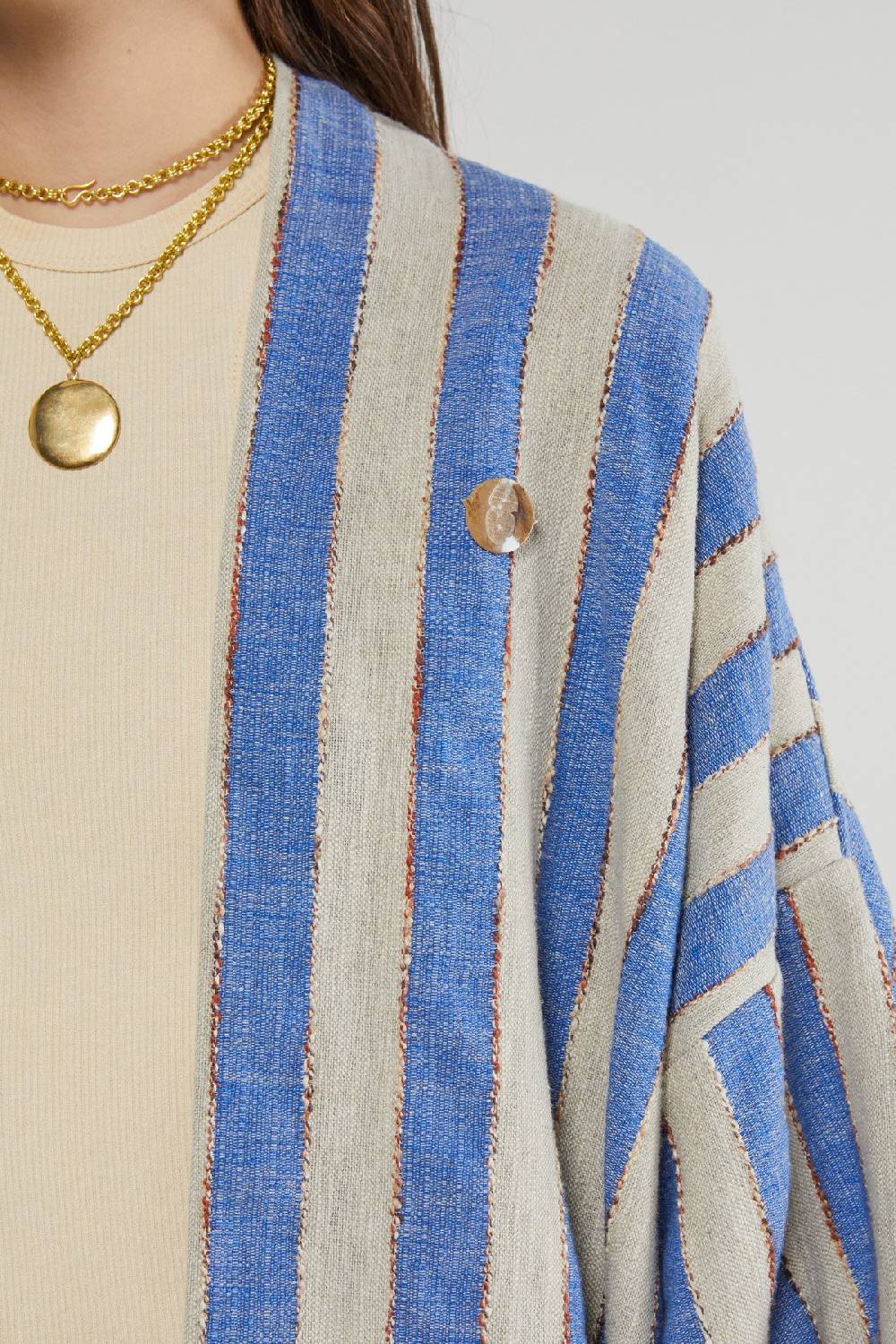 ottod'Ame Linen blend oversized jacket Convenienza