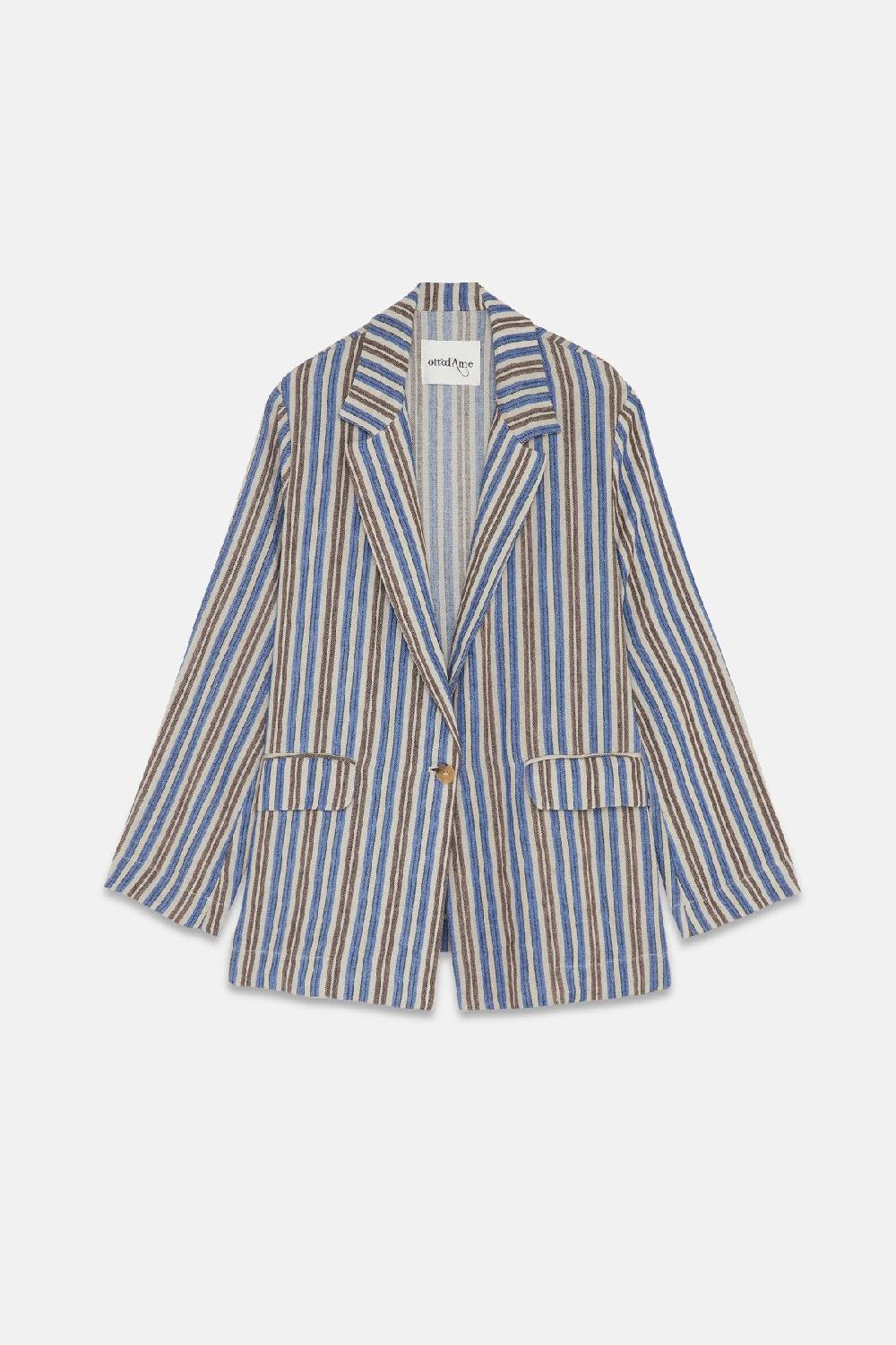 ottod'Ame Linen blend one button jacket Offerta