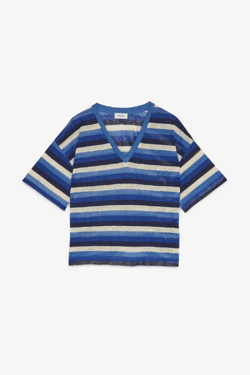 ottod'Ame Linen sweater with V neckline Saldi