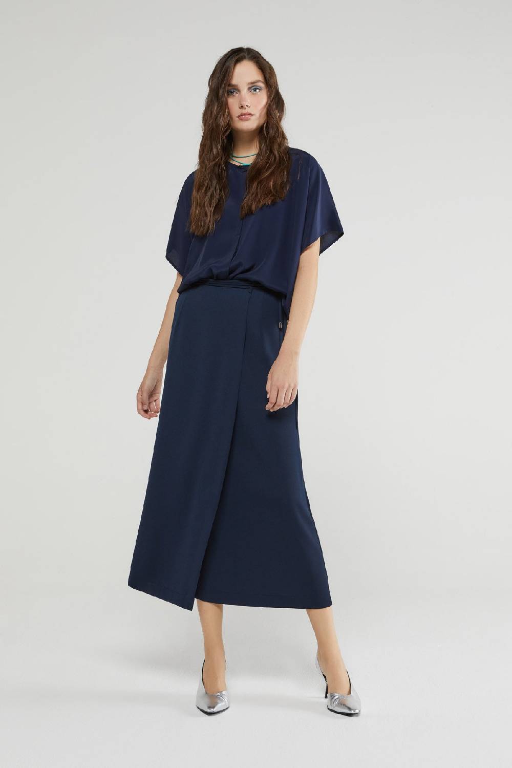 ottod'Ame Skirt with lace at the waist