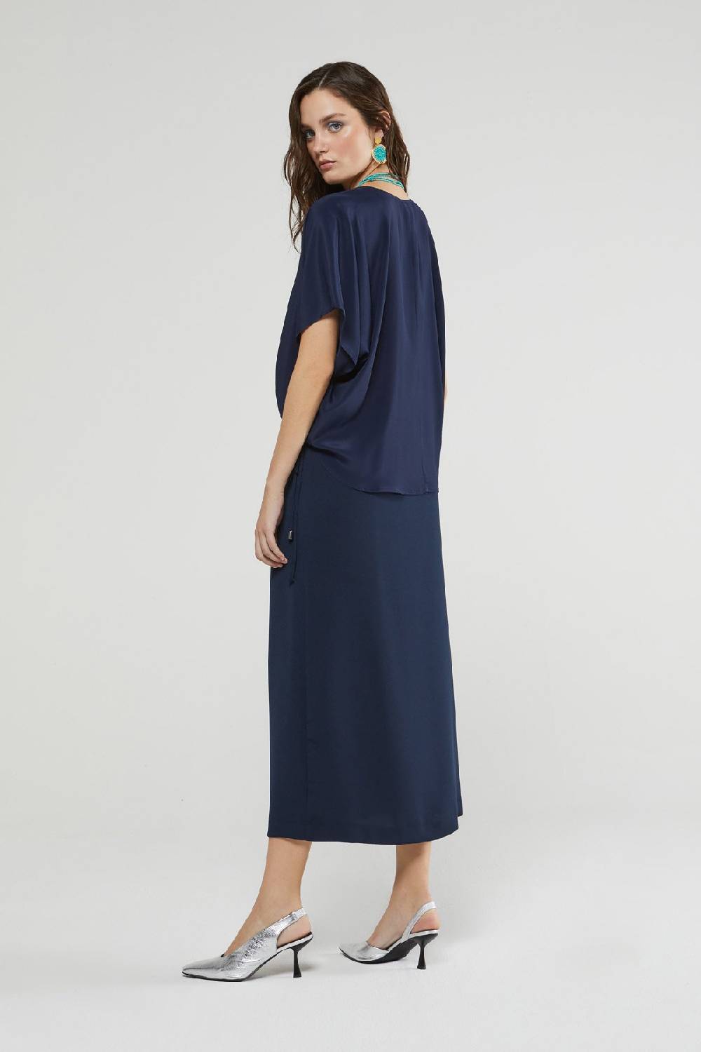 ottod'Ame Skirt with lace at the waist Offerte