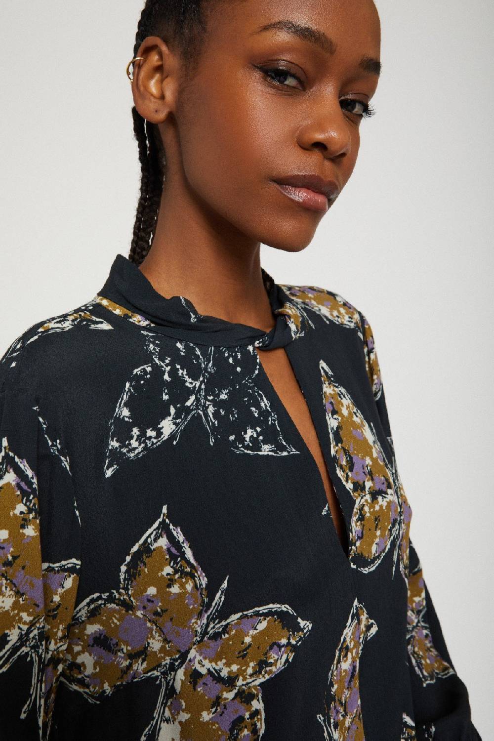 ottod'Ame Printed viscose short dress In Saldo