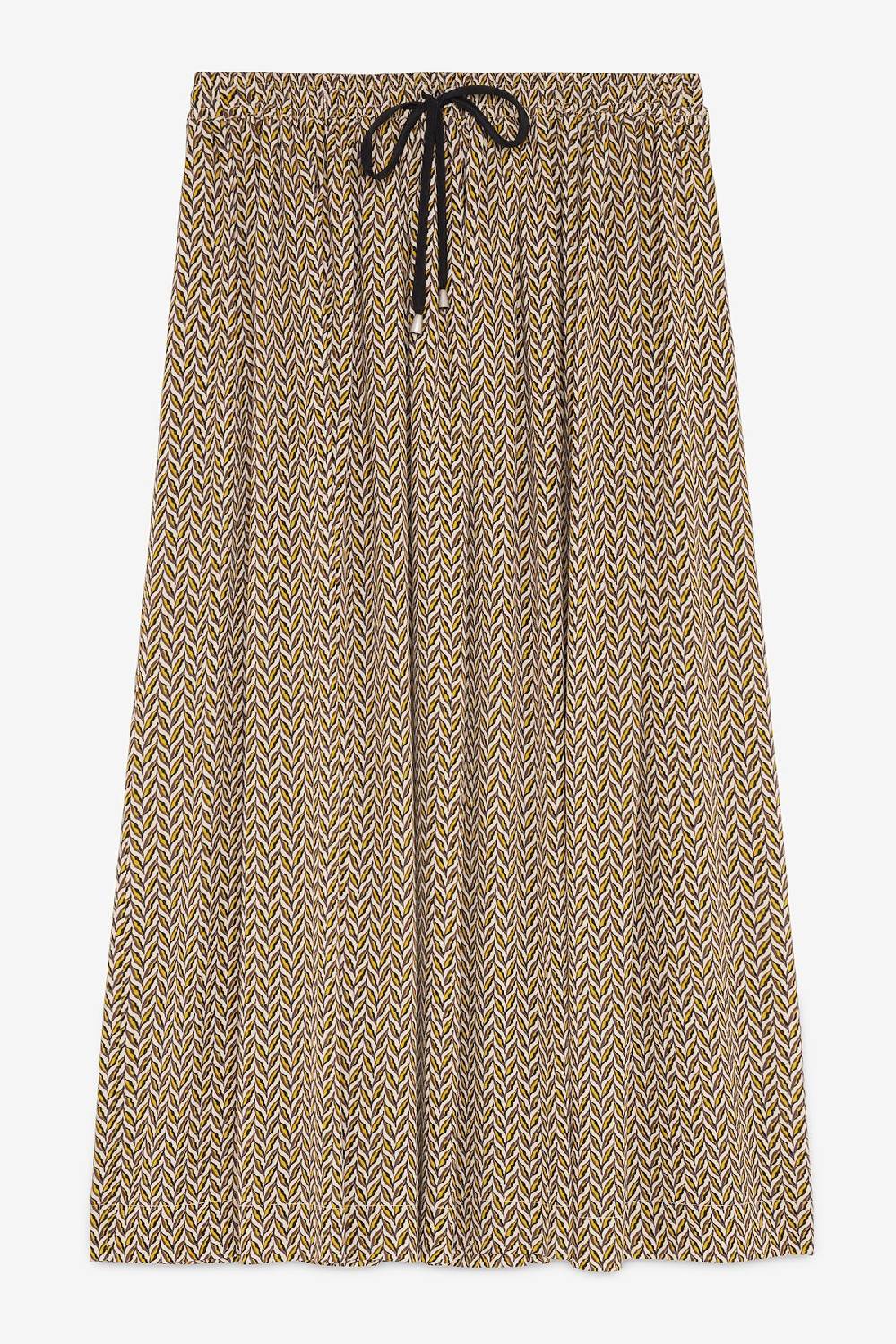 ottod'Ame Viscose long skirt with drawstring 2025