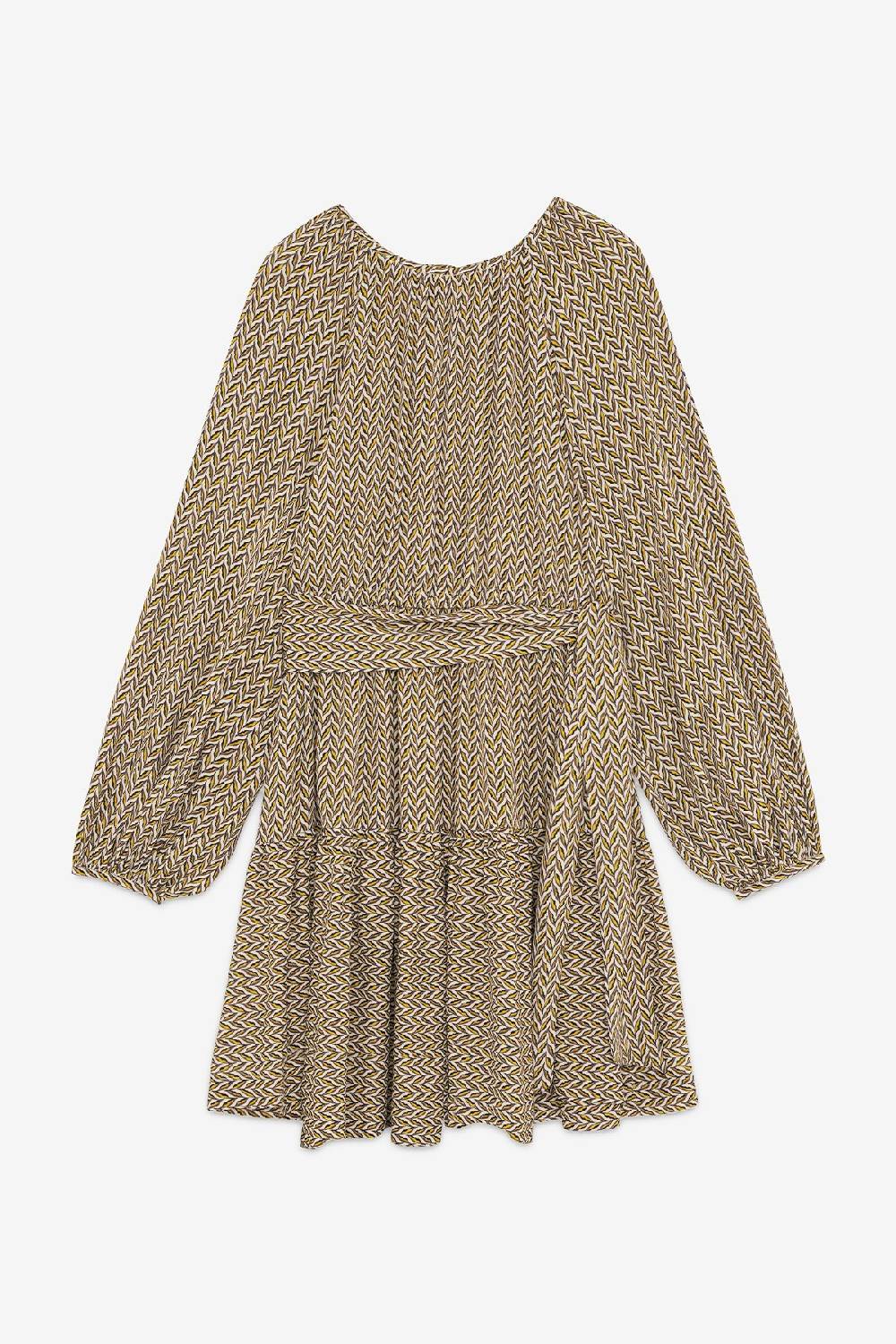 ottod'Ame Viscose short dress with sash Nuovo