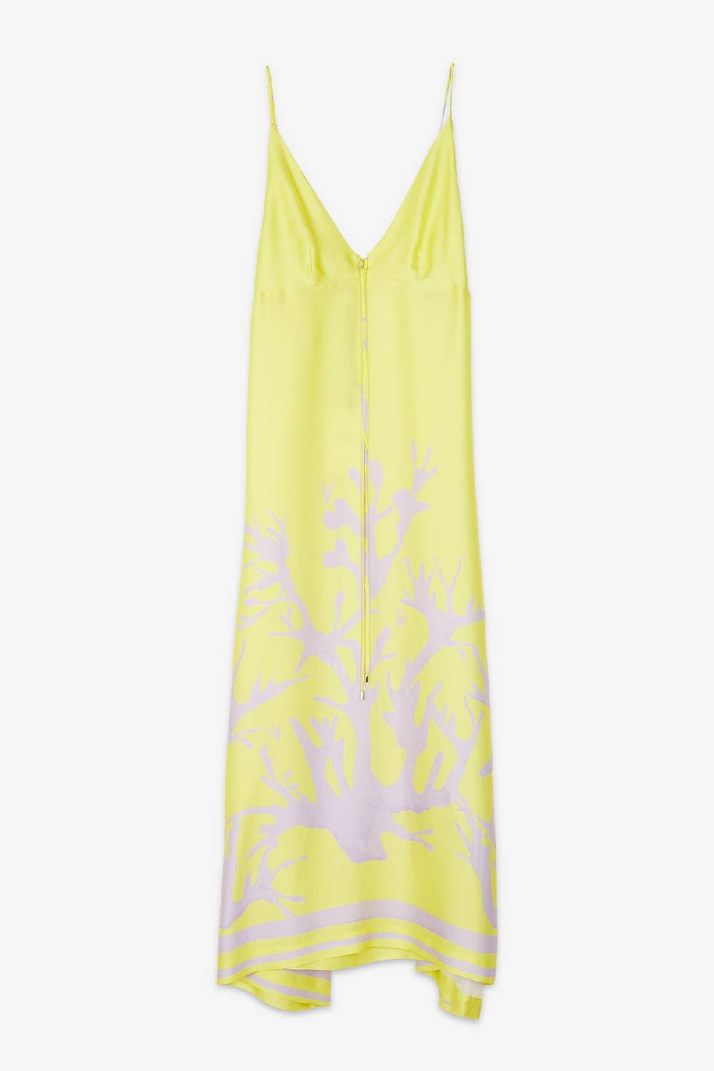 ottod'Ame Printed viscose fluid long dress Promozione