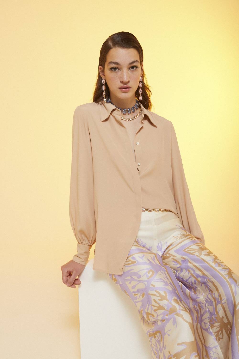 ottod'Ame Silk blend shirt Pezzi Unici