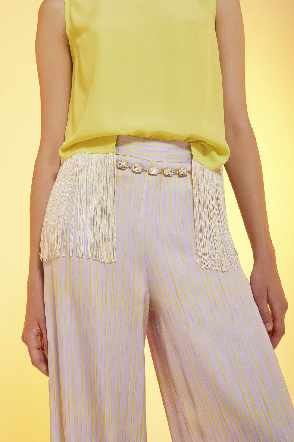 ottod'Ame Silk blend top Consegna Veloce