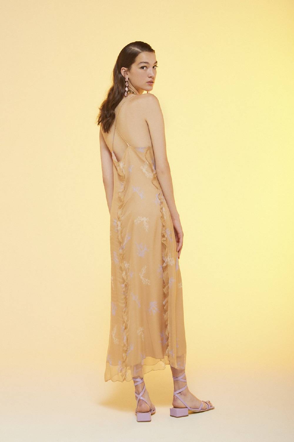 ottod'Ame Silk long dress Convenienza
