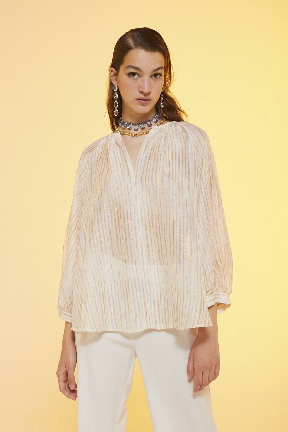 ottod'Ame Linen blend shirt Offerta