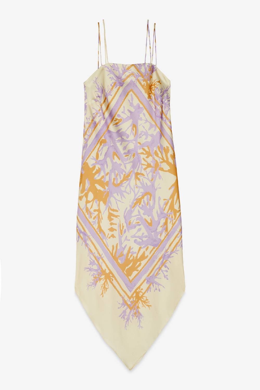 ottod'Ame Printed viscose sarong dress Economico
