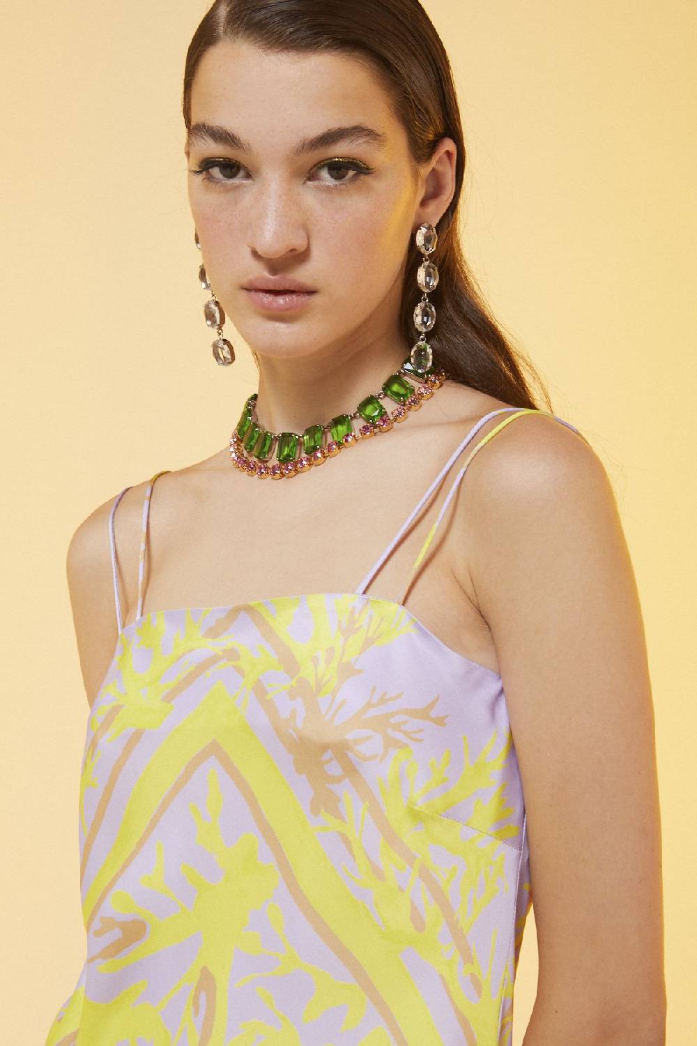 ottod'Ame Printed viscose sarong dress Online