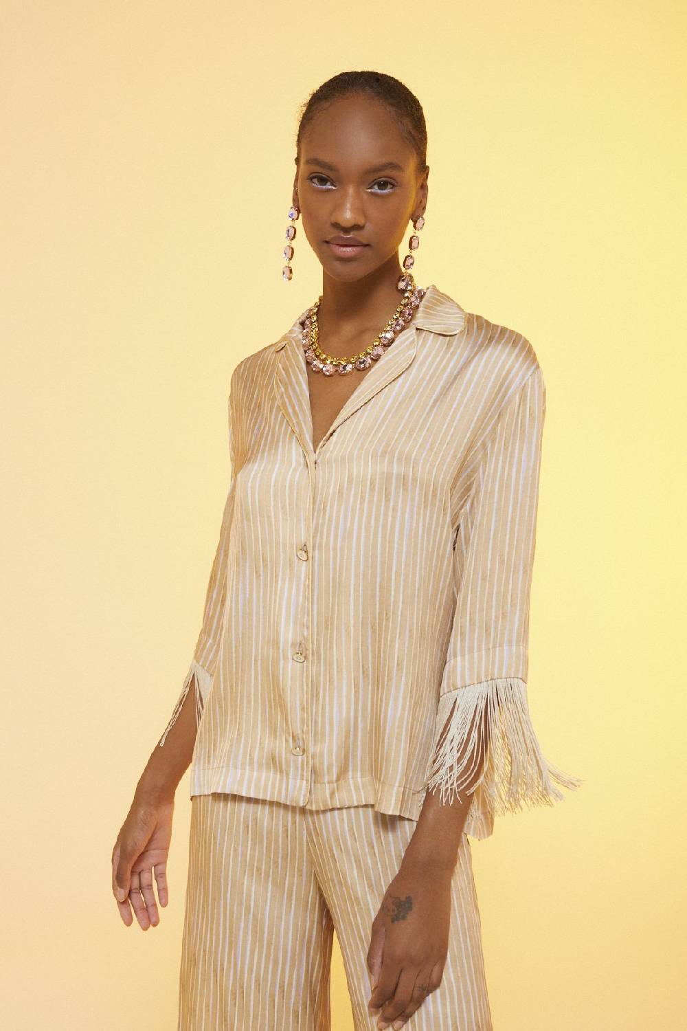 ottod'Ame Printed viscose shirt Saldi