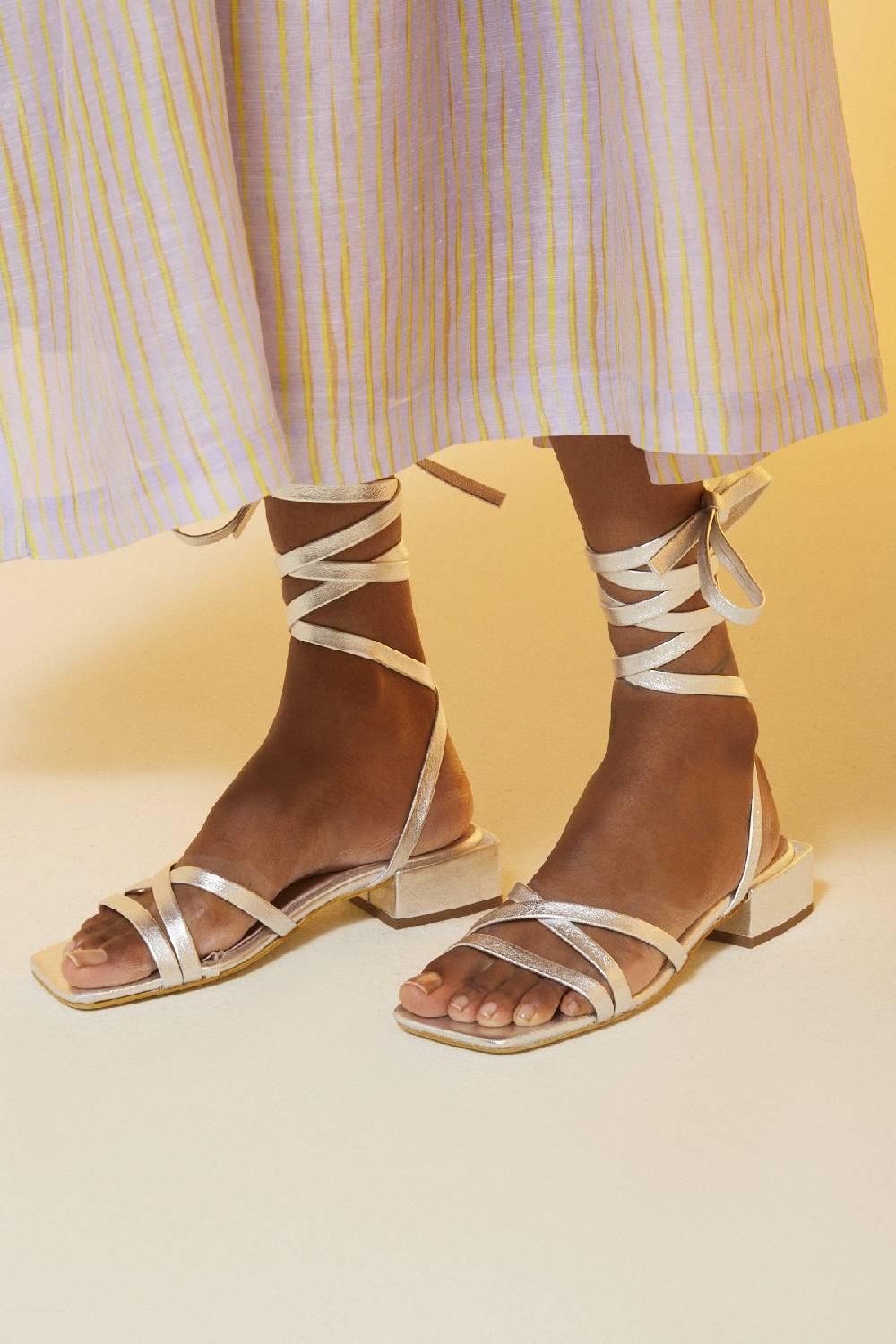 ottod'Ame Leather sandals Vendita Calda