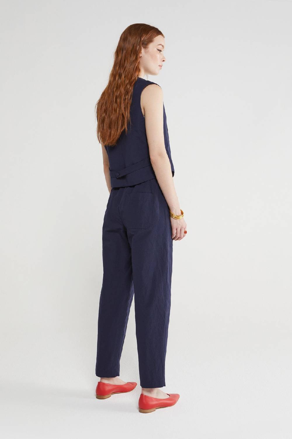 ottod'Ame Linen blend trousers Vendite Flash