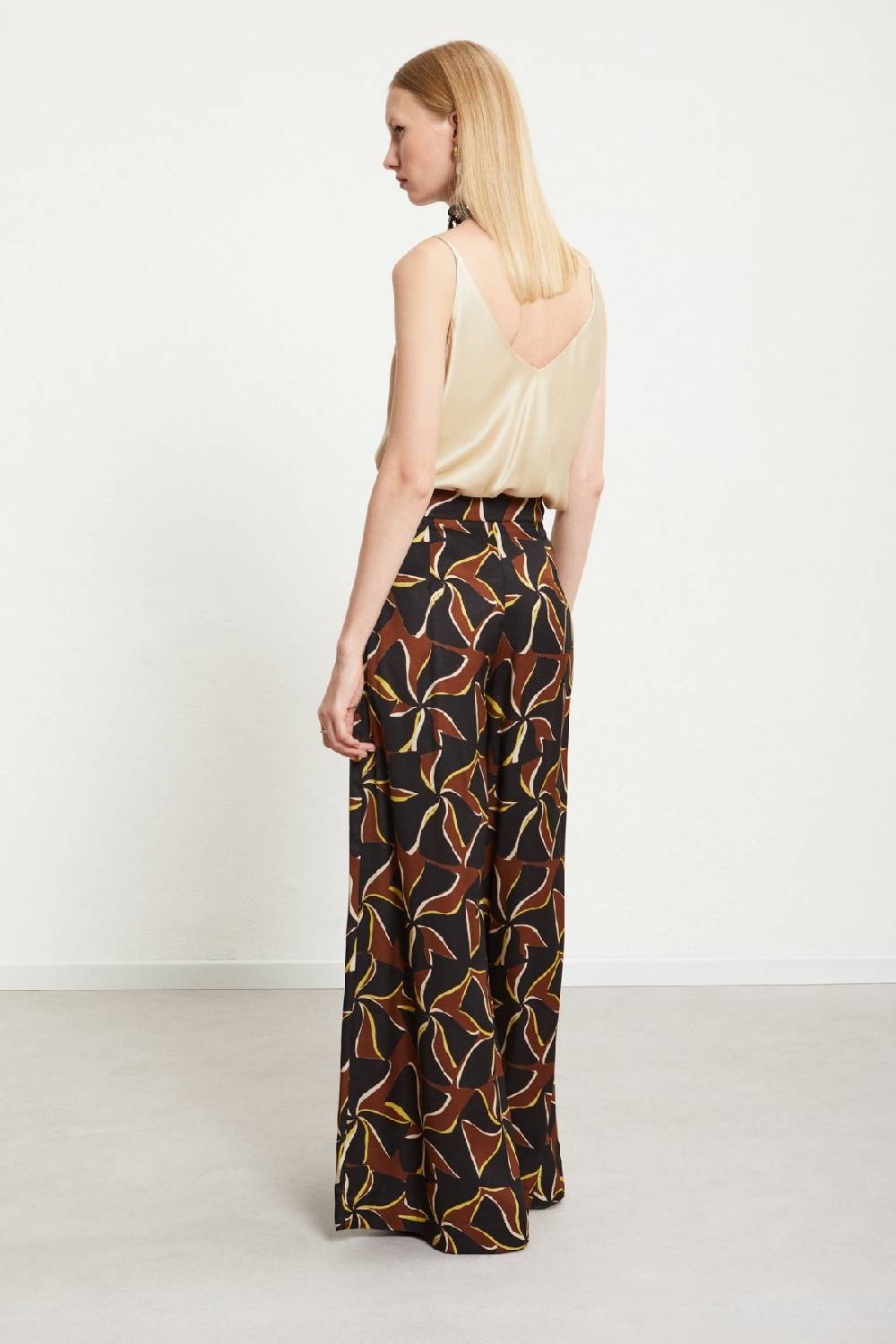 ottod'Ame Viscose palazzo trousers Soddisfazione Garantita