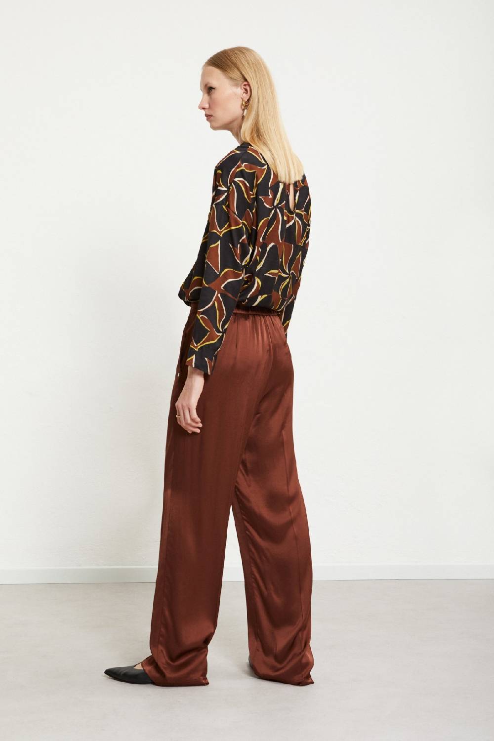 ottod'Ame Viscose palazzo trousers Qualità Garantita