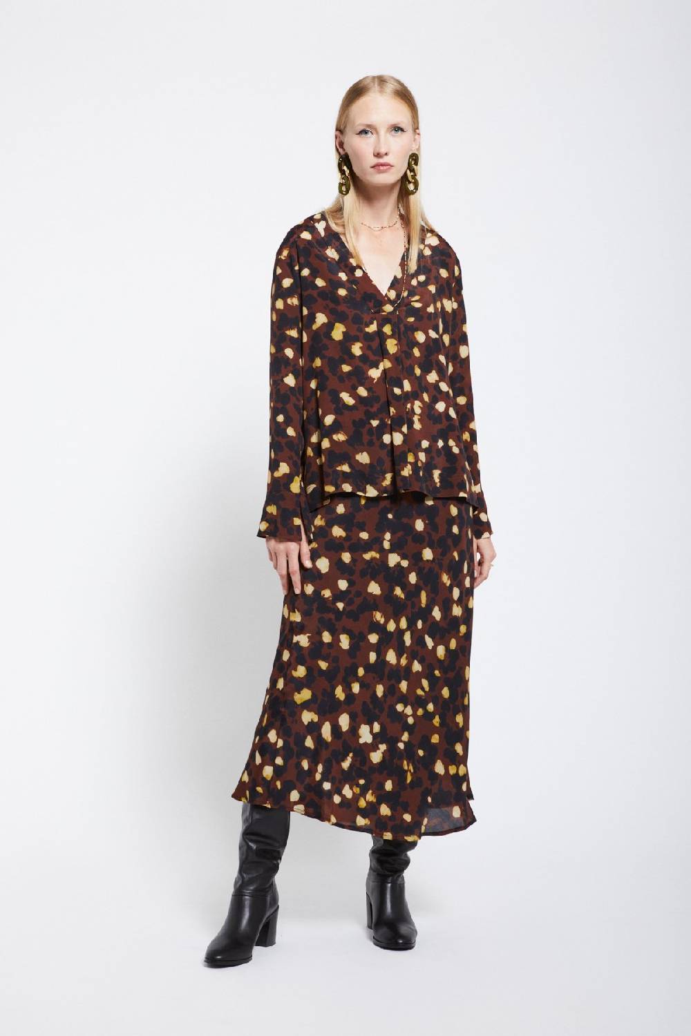 ottod'Ame Viscose long skirt Acquista Ora