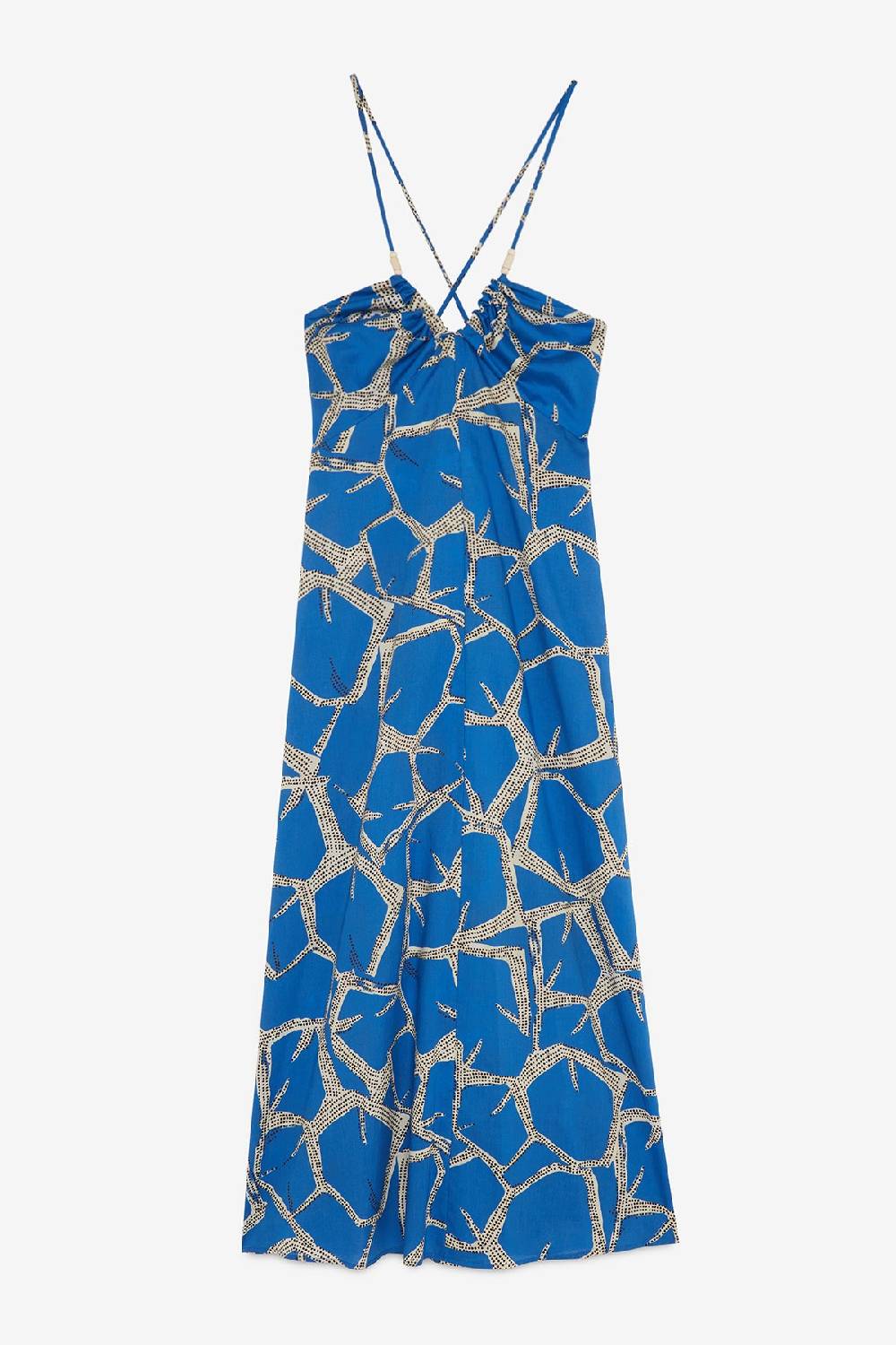 ottod'Ame Printed cotton long dress Presa