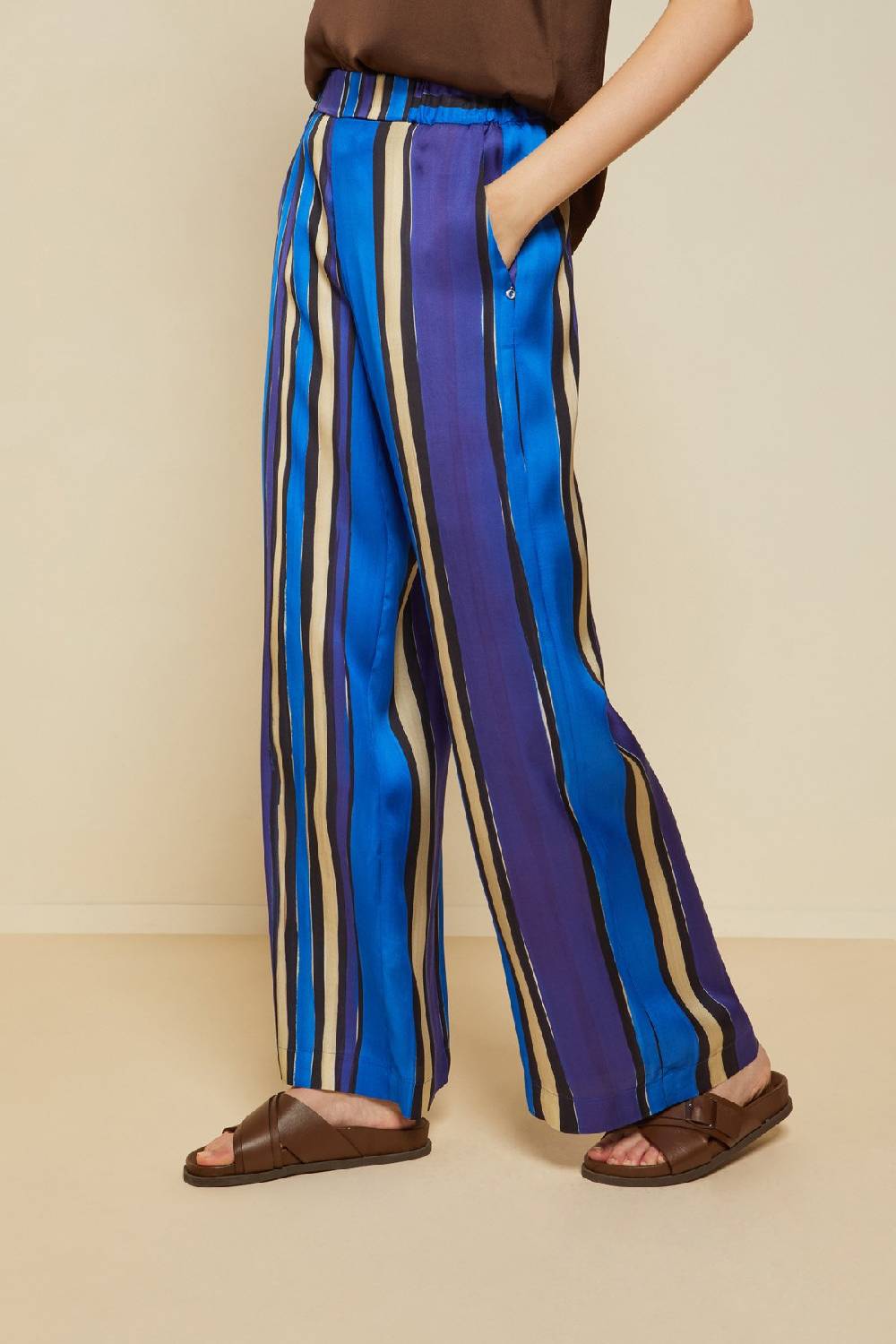 ottod'Ame Viscose palazzo trousers Online