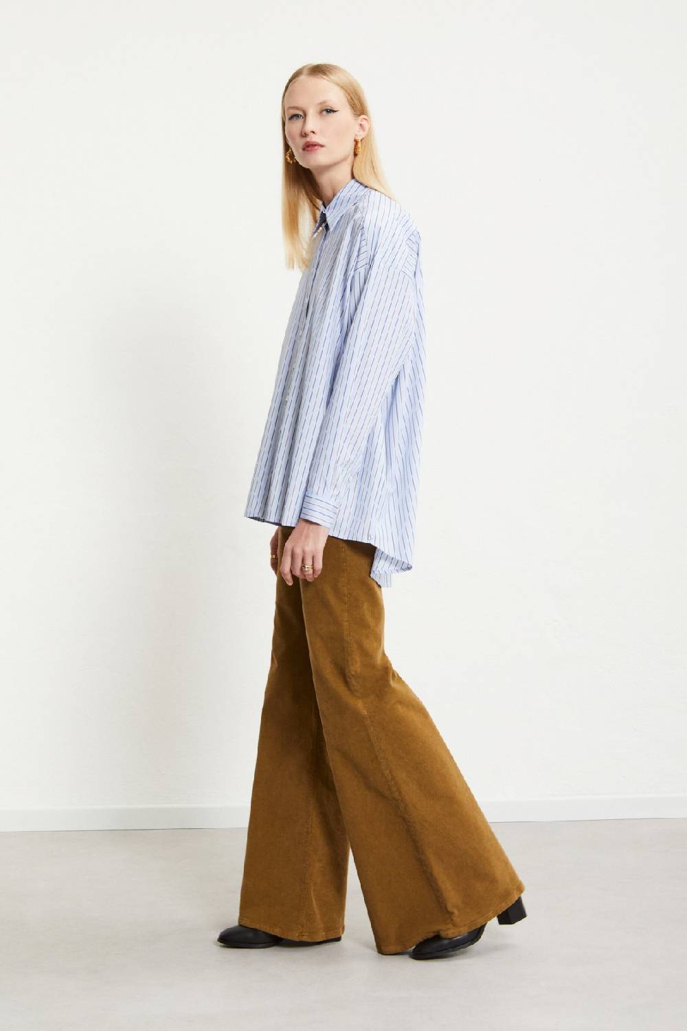 ottod'Ame Velvet flare trousers Vendite Flash
