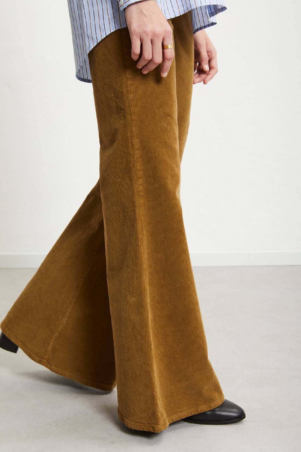 ottod'Ame Velvet flare trousers Vendite Flash