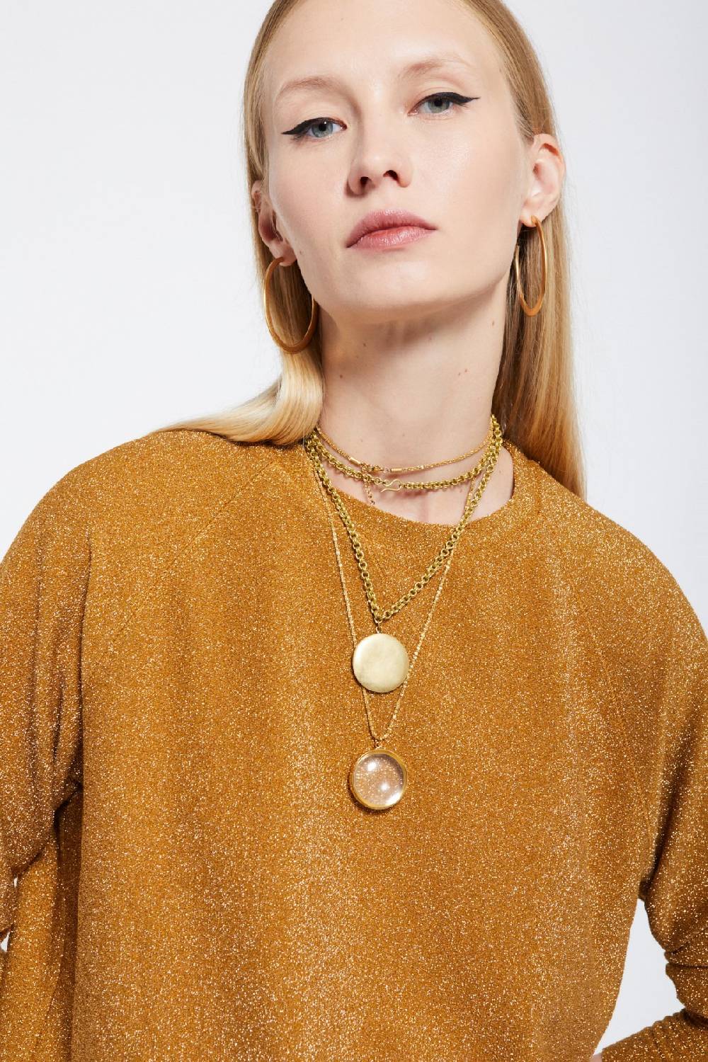 ottod'Ame Viscose blouse with lurex Nuova