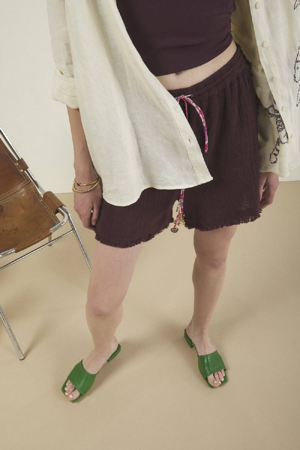 ottod'Ame Cotton shorts Spedizione Gratuita