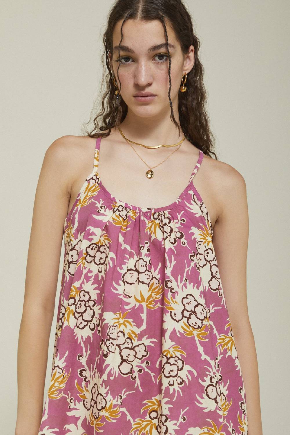 ottod'Ame Printed cotton top Qualità Garantita