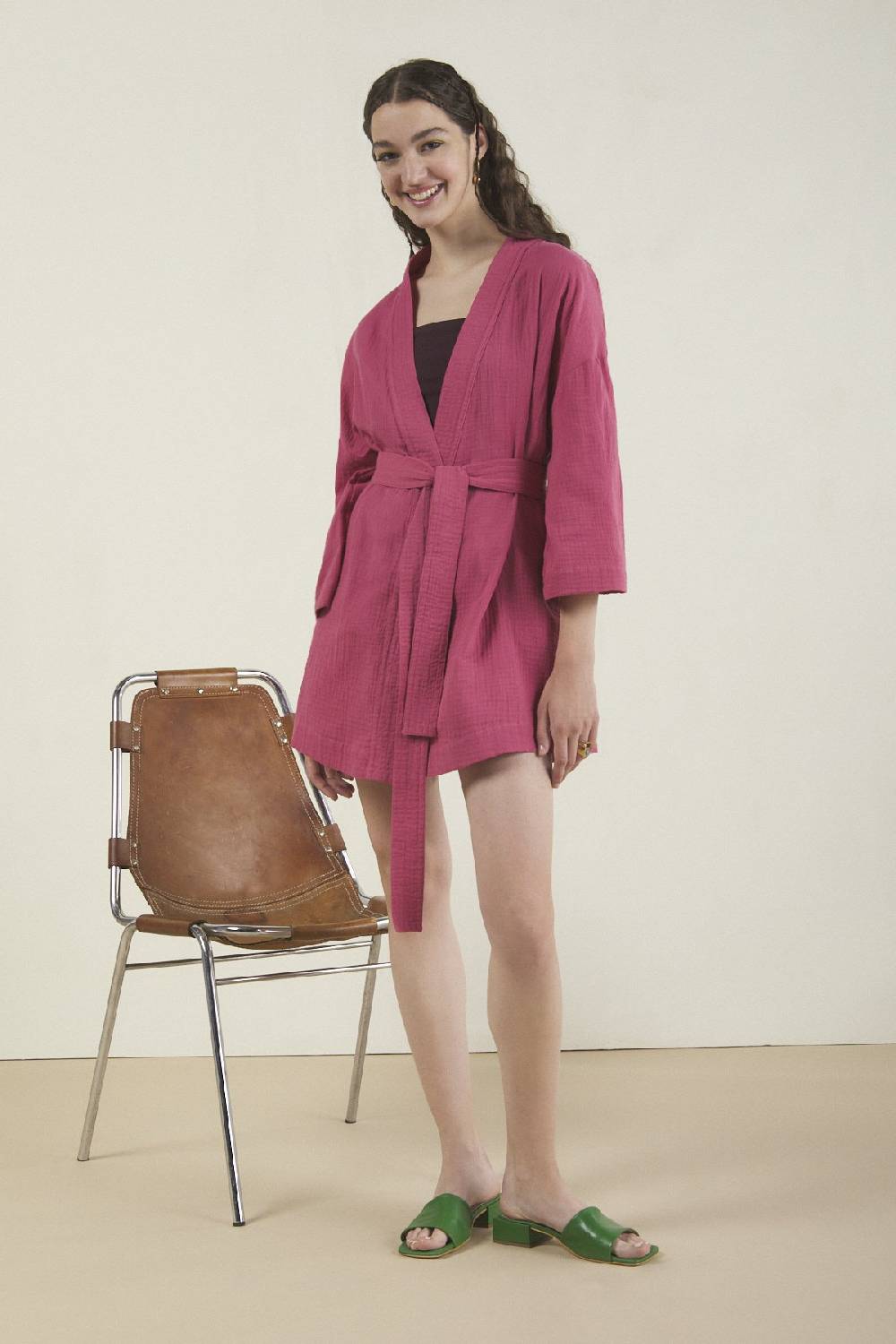 ottod'Ame Cotton kimono jacket Promozione Limitata