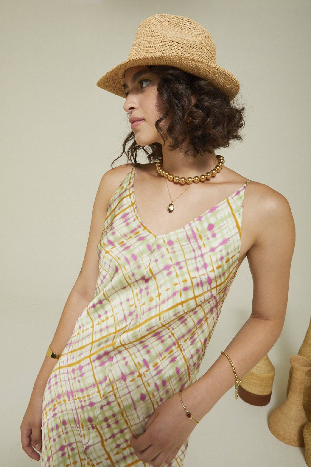 ottod'Ame Viscose long dress Shopping Online