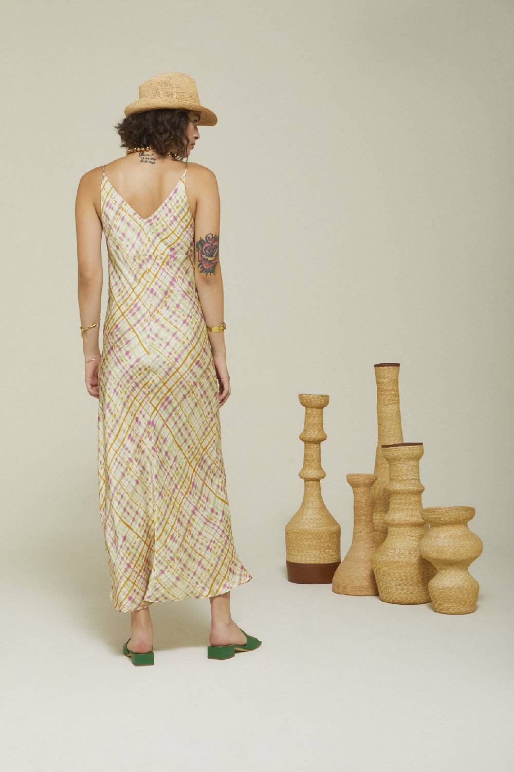 ottod'Ame Viscose long dress Shopping Online