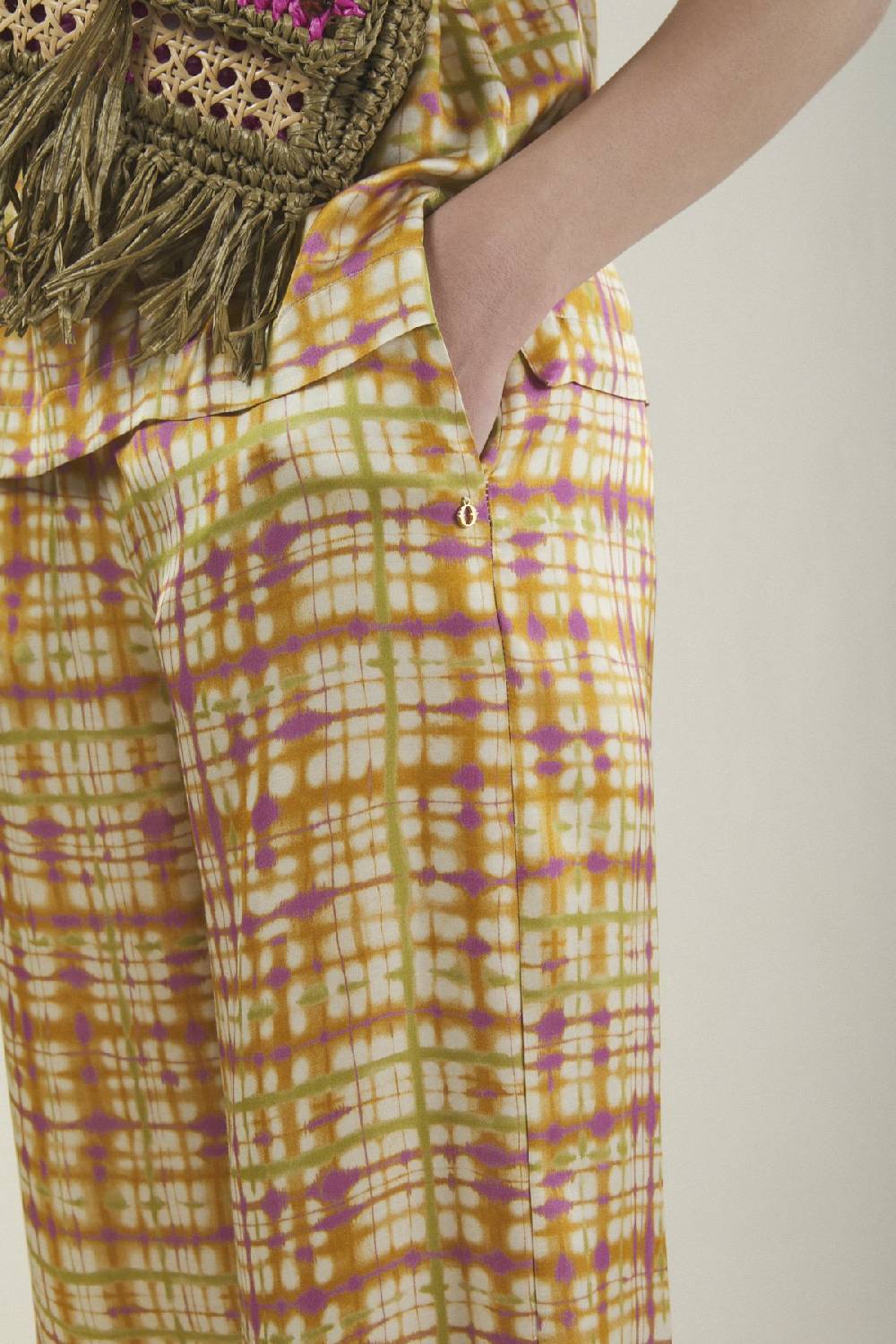 ottod'Ame Viscosa palazzo trousers Prezzo Ridotto
