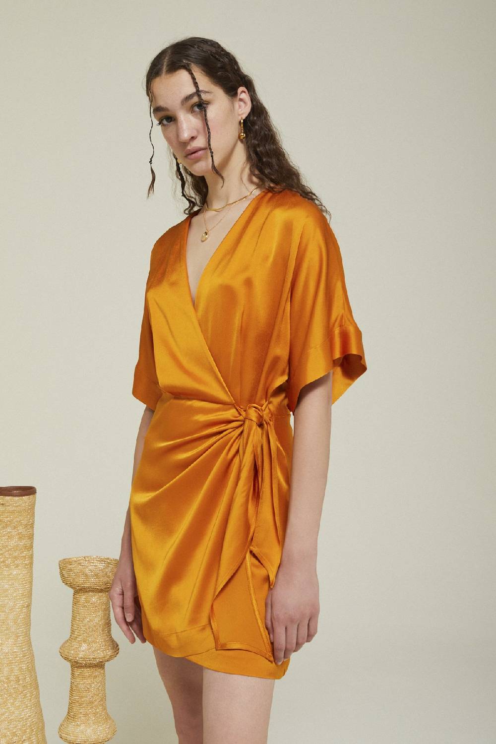 ottod'Ame Viscose fluid short dress Novità